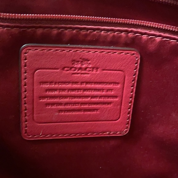 Coach side zip expandable Tote - Picture 8 of 14